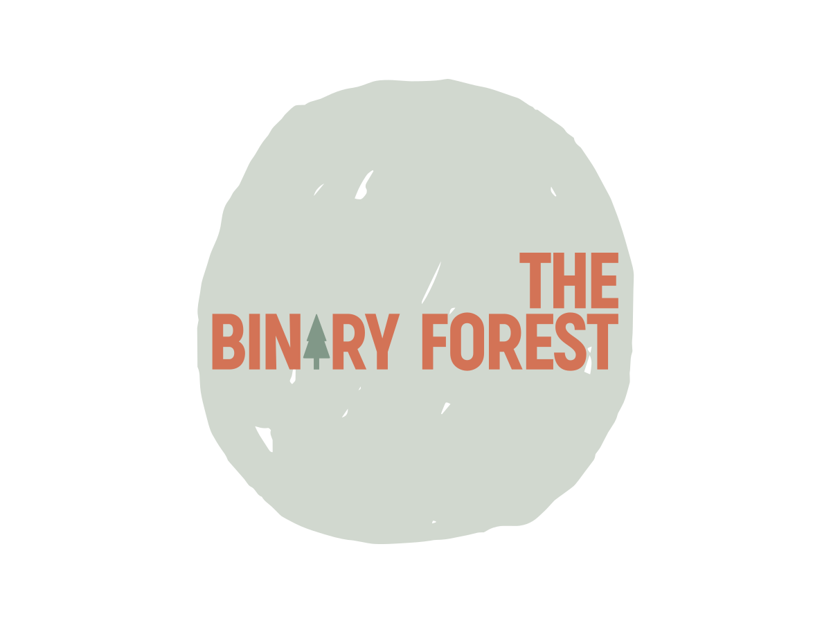 The binary forest logo